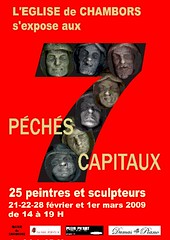 7 PECHES CAPITAUX exposition CHAMBORS : feuilleton en direct