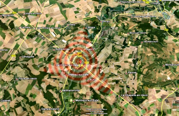 Secteurs concern�s par installation temporaires ballots vikings