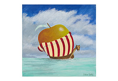 "Drakkara�be" Pr�paration landart viking 911-2011 : Didier Isaac (Gisors, 27)