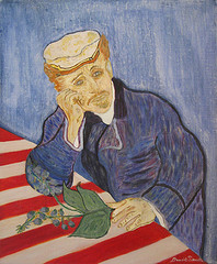 Docteur Gachet, nappe viking � Auvers sur Oise. Exercice Pierrette Benoit 2011