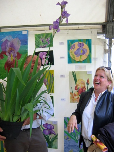 L'artiste (Isabelle Roullat, de Gisors) et son mod�le