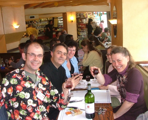 Un d�jeuner d'artiste au Balto, notre caf� preferr� � Auvers sur Oise