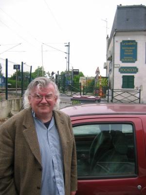 Jean Onfroy � la gare de Chaponval