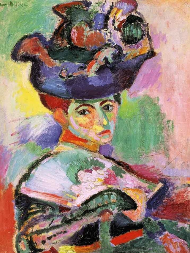 La Dame au Chapeau,� 1905, Matisse Henri, en colombes de la paix par Marie Roure-Aerts, 2008