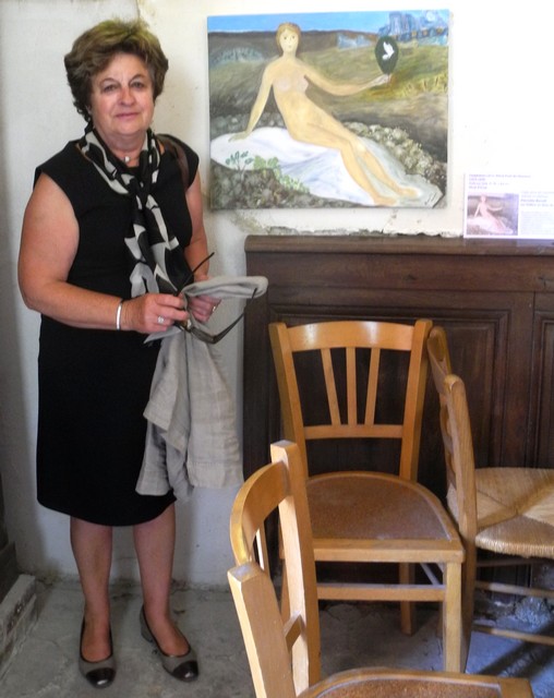 Exposition Eglise de Guerny lors de la F�te de la peinture 2015 du d�partement de l'Eure 