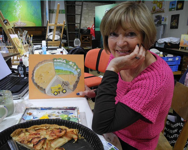 Peintre Genevi�ve Daupley