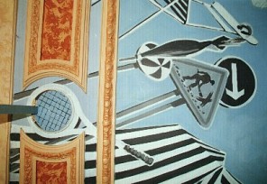 exemple d'utilisation d'un cercle : la raquette de tennis,