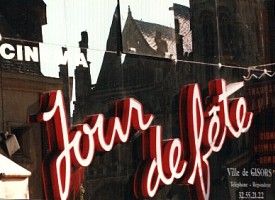 fa�ade du cin�ma Jour de f�te � Gisors. Photo Gerald