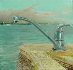 Essai interpr�tation de la grue du Port Lay de l'Ile de Groix