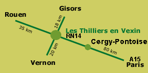 directions pour aller � La Ferme Derly