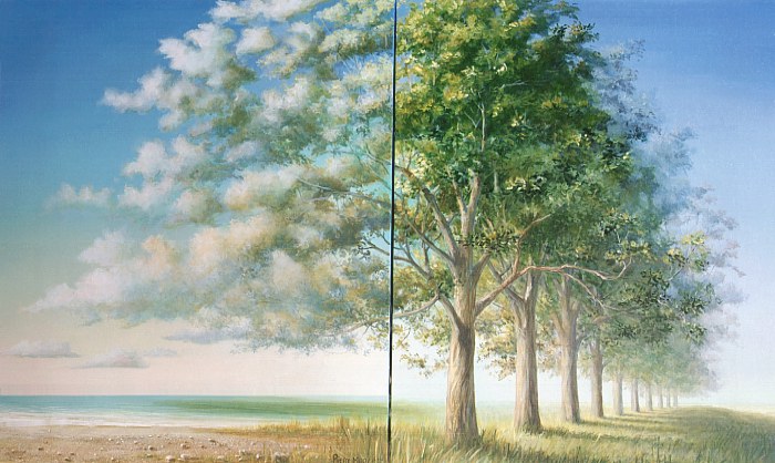 le cycle de l'eau,  diptyque