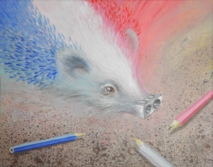 le h�risson (c'est le symbole de notre peuple ) va avec plaisir sinc�re enfin r�parer, retailler les couleurs de notre r�publique