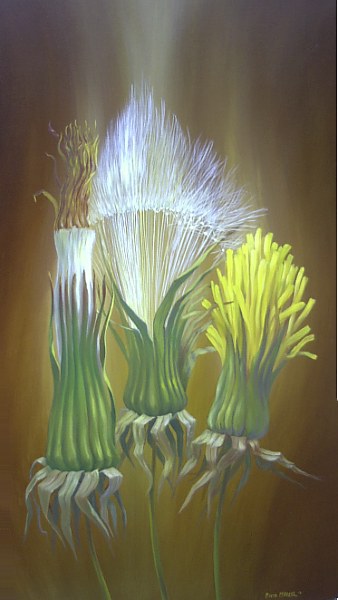 une peinture de commande, " les 3 saints."